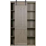 Woood schuifdeurkast Derby - smoke - 200x115x40 cm