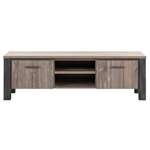 Tv-dressoir Kai - donkerbruin eikenkleur - 52x168x50 cm