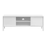 Tv-dressoir Salerno - hoogglans wit - 49x139x43 cm