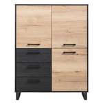 Kast Thomas 3-deurs - eikenkleur - 150x115x39 cm