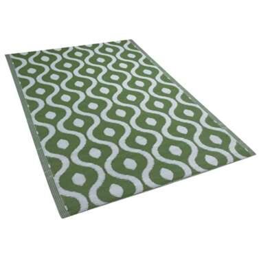 PUNE - Outdoor kleed - Groen - 120 x 180 cm - Polypropyleen product