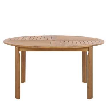 Table de jardin en bois acacia clair ⌀ 150 TOLVE product