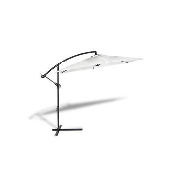 909 Outdoor Hangende parasol met stalenframe in wit product