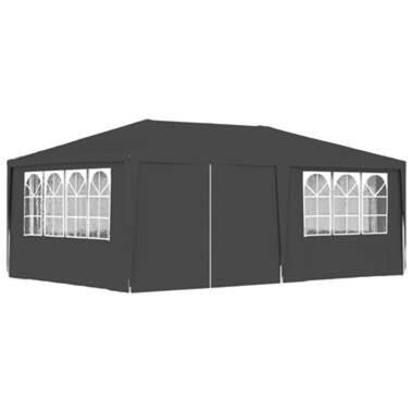 vidaXL Tente de réception et parois latérales 4x6 m Anthracite 90 g/m² product