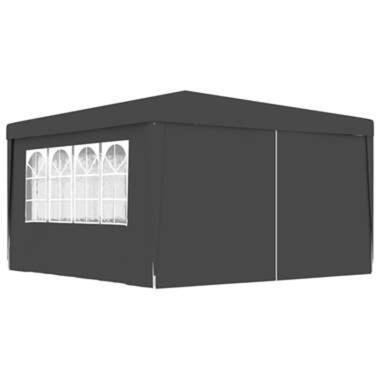 vidaXL Tente de réception et parois latérales 4x4 m Anthracite 90 g/m² product