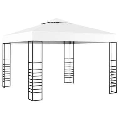 VIDAXL Tuinpaviljoen 3x3 m wit product