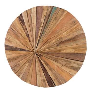 MORELIA - Wanddecoratie - Lichte houtkleur - Teakhout product