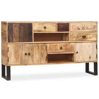 vidaXL Buffet Bois de manguier solide 140x30x80 cm product