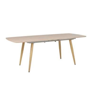 Table de salle à manger extensible effet bois clair 180/210 x 90 cm HAGA product