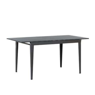 Table de salle à manger extensible noire 120/160 x 80 cm NORLEY product