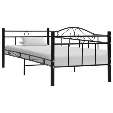 vidaXL Cadre de lit de repos Noir Métal 90 x 200 cm product