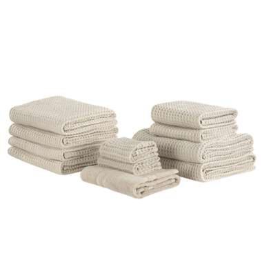 AREORA - Handdoek set van 11 - Beige - Katoen product