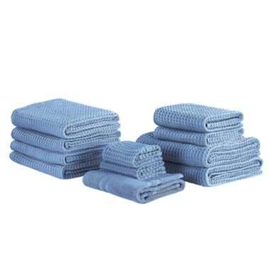 AREORA - Handdoek set van 11 - Blauw - Katoen product