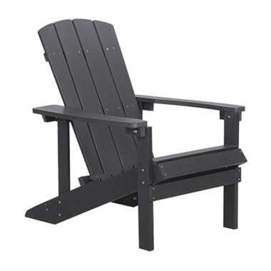 Beliani Chaise de jardin ADIRONDACK - Gris bois synthétique product