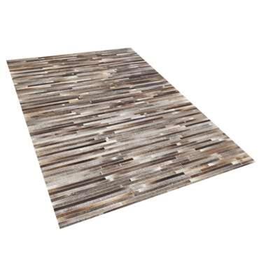 Tapis patchwork en cuir multicolore 140 x 200 cm TUZLUCA product