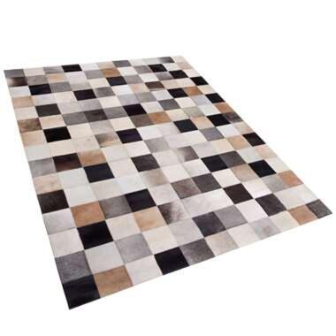 Tapis marron et beige en cuir 200 x 300 cm SOKE product