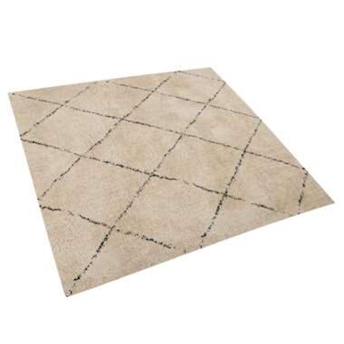 Tapis épais beige et noir 200 x 200 cm MUTKI product