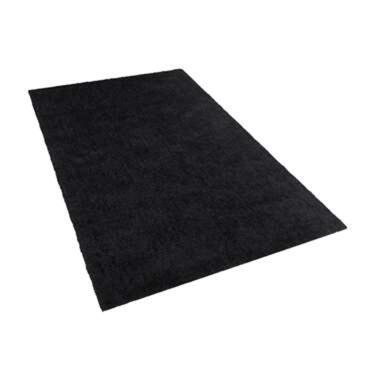 DEMRE - Shaggy vloerkleed - Zwart - 140 x 200 cm - Polyester product