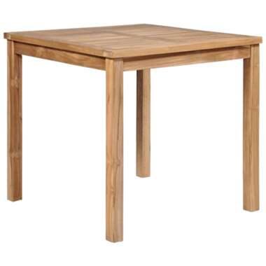 VIDAXL Table de jardin 80x80x77 cm Bois de teck solide product