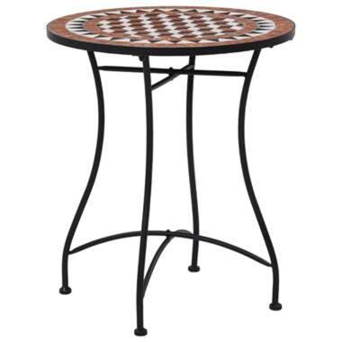 VIDAXL Table de bistro mosaïque Marron 60 cm Céramique product
