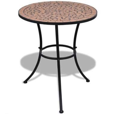 VIDAXL Table de bistro Terre cuite 60 cm Mosaïque product