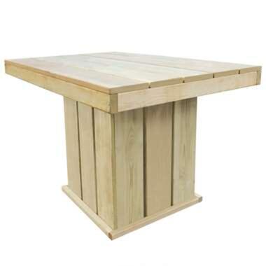 VIDAXL Table de jardin 110x75x74 cm Bois de pin imprégné product
