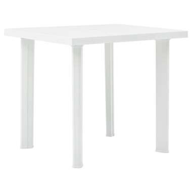 VIDAXL Table de jardin Blanc 80x75x72 cm Plastique product