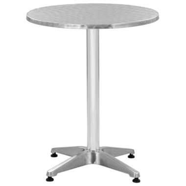 vidaXL Table de jardin Argenté 60x70 cm Aluminium product