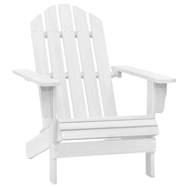 vidaXL - chaise de jardin - Blanc - Bois product