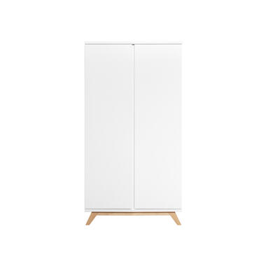 Bopita Lynn armoire 2-portes XL sans pinces - Blanc/Naturel product