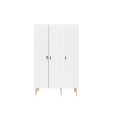 Bopita Indy armoire 3-portes - Blanc/Naturel product