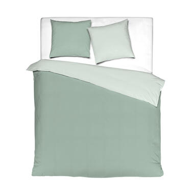 Mistral Home Housse de couette 100% coton lavé vert 240x220 cm product