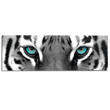 Peinture Tigre de Sibérie 52x156 cm Noir - Blanc product