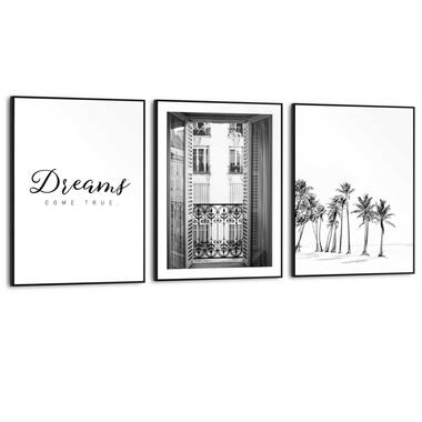 Ensemble de peintures Dreams come True 40x30 cm Noir - Blanc product