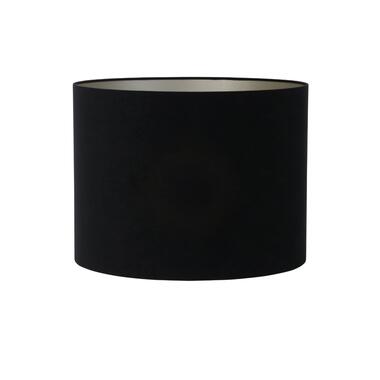 Abat-jour cylindrique Velours - Noir - Ø40x30cm product