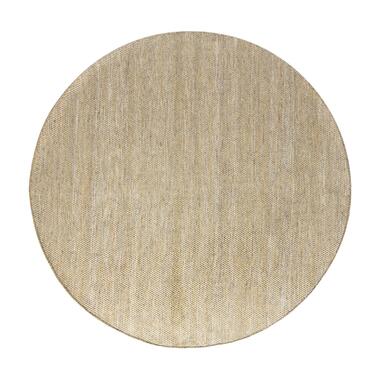 Interieur05 Tapis en matériau recyclé Rond Ciro Jaune/Naturel - 180x180cm product