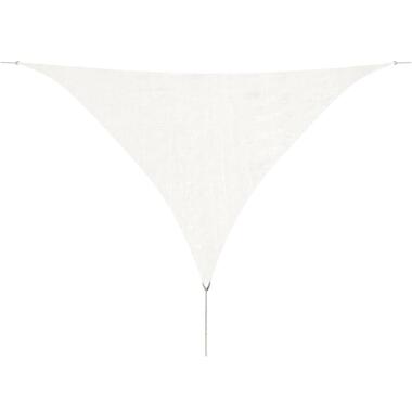 vidaXL Voile d'ombrage PEHD Triangulaire 3,6 x 3,6 x 3,6 m Blanc product