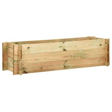 vidaXL Jardinière surélevée de légumes Bois de pin imprégné 120 cm product