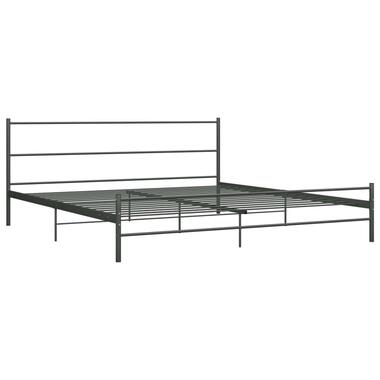 vidaXL Cadre de lit sans matelas gris métal 180x200 cm product