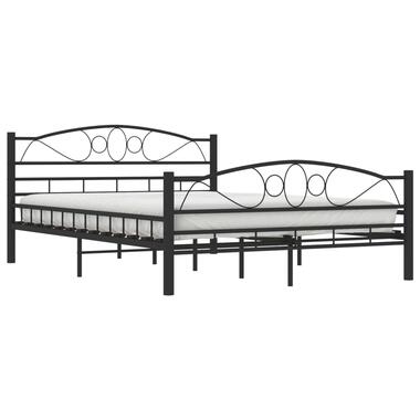 VIDAXL Bedframe staal zwart 140x200 cm product