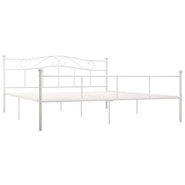 vidaXL Cadre de lit sans matelas blanc métal 180x200 cm product