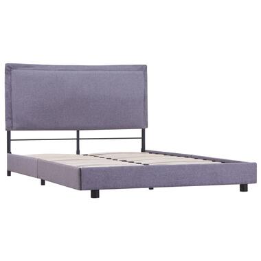 vidaXL Cadre de lit sans matelas gris clair tissu 140x200 cm product