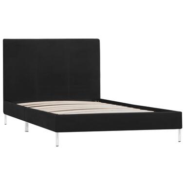 vidaXL Bedframe stof zwart 90x200 cm product