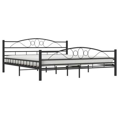 vidaXL Cadre de lit sans matelas noir acier 180x200 cm product