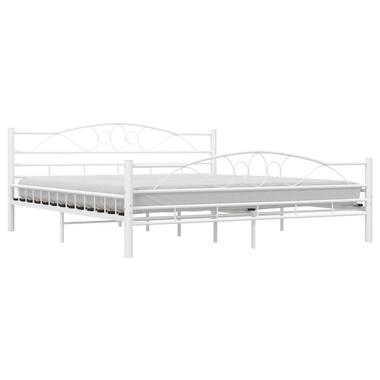 vidaXL Cadre de lit sans matelas blanc métal 180x200 cm product