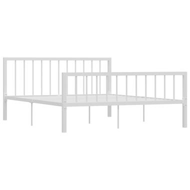 VIDAXL Bedframe metaal wit 160x200 cm product