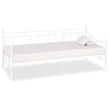 vidaXL Cadre de lit de repos Blanc Métal 90 x 200 cm product