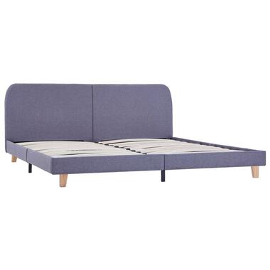 vidaXL Cadre de lit sans matelas gris clair tissu 160x200 cm product