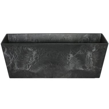 Steege Plantenbak - gerecycled kunststof - zwart - 55 x 17 cm product