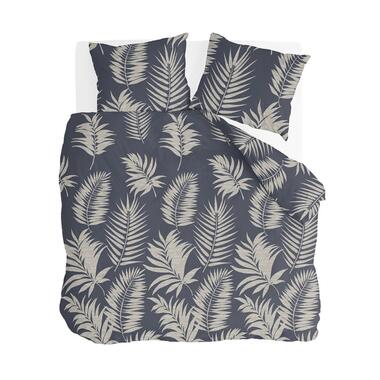 Byrklund - Housse de couette Pretty Palm - 240x220 cm - Gris / Bleu product